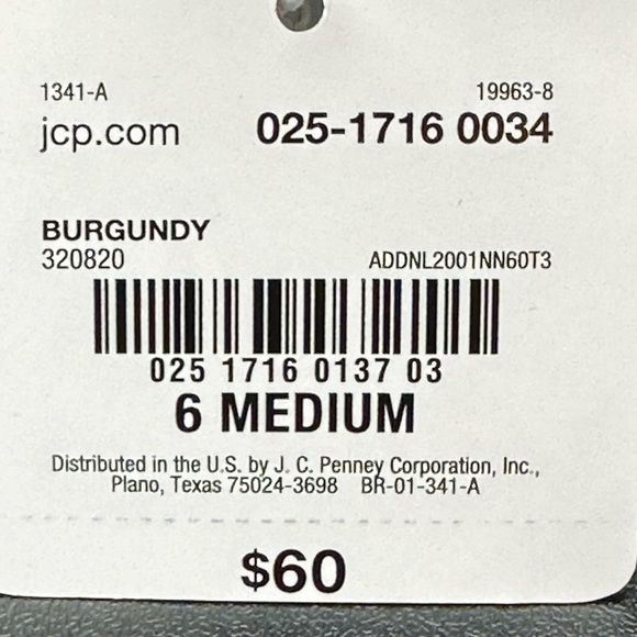 East 5th Neville Burgundy Strappy Heeled Sandals Size 6M Slingback - Picture 9 of 11